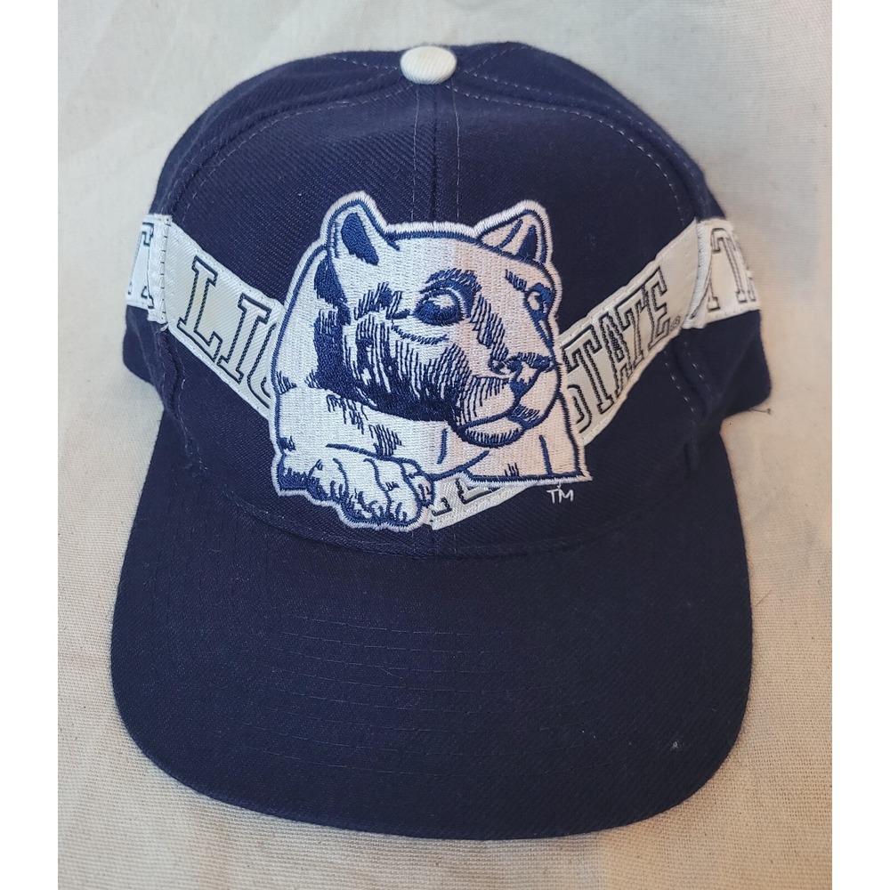 Vintage 90s The Game Unique Penn State Cap‎ Hat Snapback All Over Print